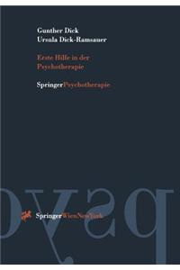 Erste Hilfe in der Psychotherapie