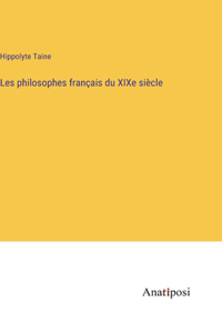 Les philosophes français du XIXe siècle