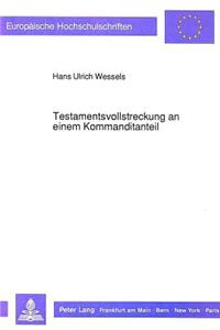 Testamentsvollstreckung an Einem Kommanditanteil