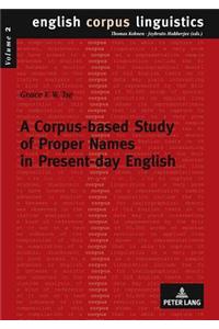 Corpus-based Study of Proper Names in Present-day English