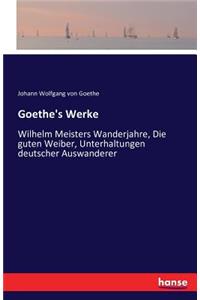 Goethe's Werke