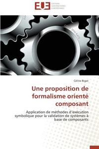 proposition de formalisme orienté composant