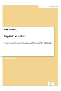 Implizite Volatilität: Strukturen, Analyse und Bedeutung im Optionshandel der Banken
