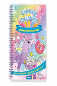 Trotsch Beschaftigungsbuch Stickerbuch Magischer StickerspaÃŸ: Malbuch Beschaftigungsbuch Stickerbuch