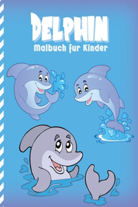 Delphin Malbuch für Kinder