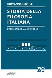 Storia della filosofia italiana dalle origini al XV secolo