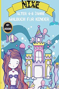Nixe Malbuch für Kinder von 4-8 Jahren