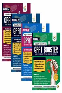 GPAT booster for Competitive Exams (Set of 4 Books)