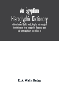 Egyptian hieroglyphic dictionary