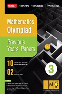 MTG Mathematics (IMO) Olympiad Previous Years Papers with Mock Test Papers Class 3 - Sample OMR Sheet with Chapterwise Analysis | SOF Olympiad Books For 2023-24 Exam MTG Editorial Board