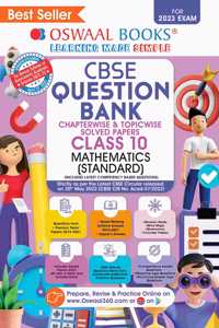 Oswaal CBSE Chapterwise & Topicwise Question Bank Class 10 Mathematics Standard Book (For 2022-23 Exam)