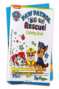 Paw Patrol On A Ruff-Ruff Rescue: Paw Patrol Coloring Book For Kids