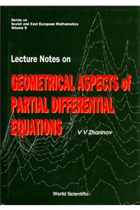 Lecture Notes on Geometrical Aspects of Partial Differential Equations