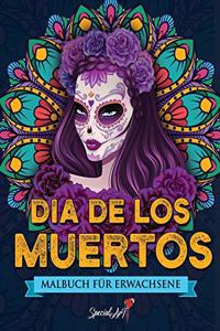 Día de los Muertos - Malbuch für Erwachsene