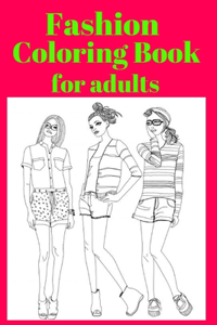 Fashion Coloring Book for adults