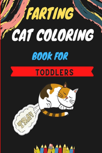 Farting cat coloring book for toddlers