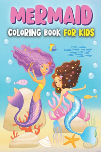 Mermaid Coloring Book For Kids