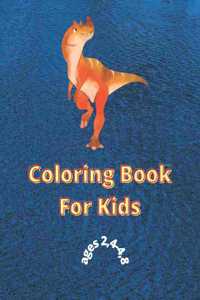 dinosaur coloring book for kids ages 2-4, 4-8