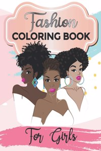 Fashion Coloring Book For Girls