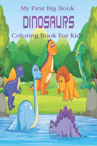 My First Big Book Dinosaurs Coloring Book For Kids