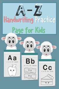 A-Z Handwriting Practice Page for Kids