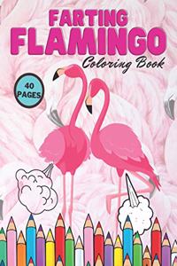 Farting Flamingo Coloring Book