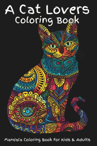 Cat Lovers Coloring Book