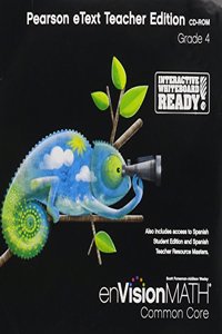 Math 2012 Common Core Teacher Edition CD-ROM Grade 4