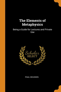The Elements of Metaphysics