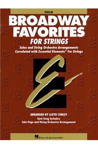Essential Elements Broadway Favorites for Strings - Violin 1/2