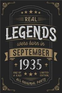 Real Legends were born in September 1935