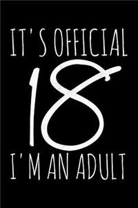 It's official I'm an adult