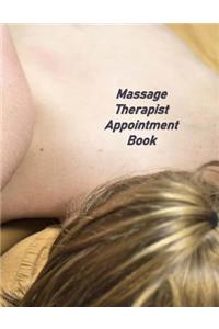 Massage Therapist Appointment Book