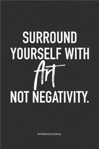 Surround Yourself With Art Not Negativity