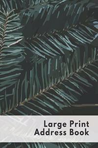 Large Print Address Book
