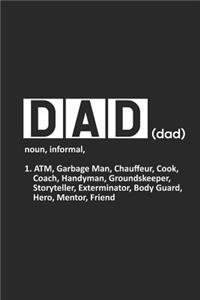 Dad (dad) Noun, Informal,