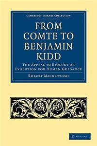 From Comte to Benjamin Kidd