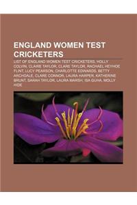England Women Test Cricketers