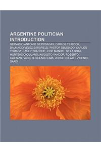 Argentine Politician Introduction