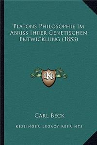 Platons Philosophie Im Abriss Ihrer Genetischen Entwicklung (1853)