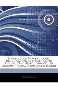 Articles on Strictly Come Dancing Judges, Including