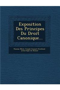 Exposition Des Principes Du Droit Canonique...