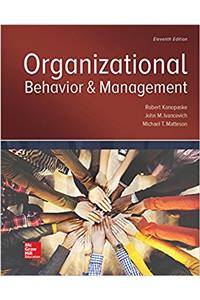 Organizational Behavior and Management