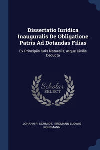 Dissertatio Iuridica Inauguralis De Obligatione Patris Ad Dotandas Filias