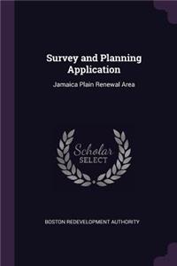 Survey and Planning Application: Jamaica Plain Renewal Area