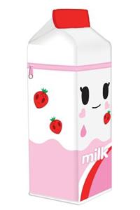 Tokidoki Milk Carton Pencil Case (Pink)