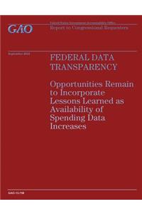 Federal Data Transparency