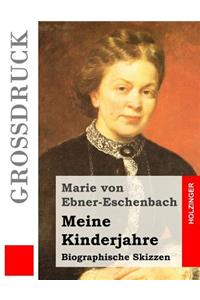 Meine Kinderjahre (Großdruck): Biographische Skizzen