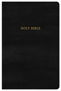 KJV Super Giant Print Reference Bible, Classic Black Leathertouch, Indexed