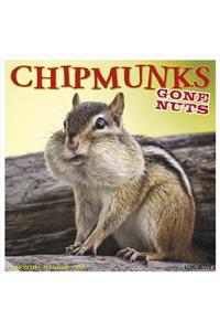 Chipmunks (Gone Nuts!) 2019 Wall Calendar